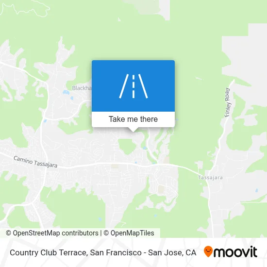 Country Club Terrace map