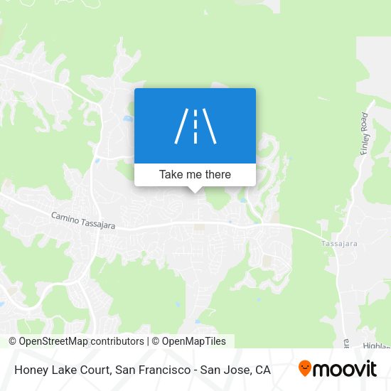Mapa de Honey Lake Court