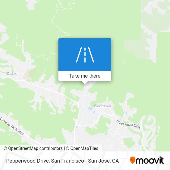 Mapa de Pepperwood Drive