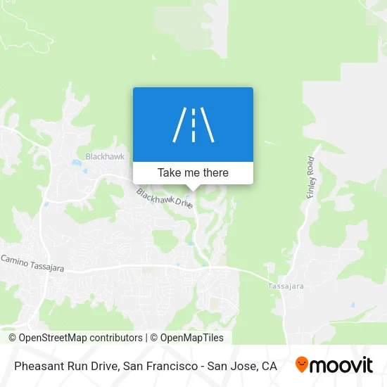 Pheasant Run Drive map