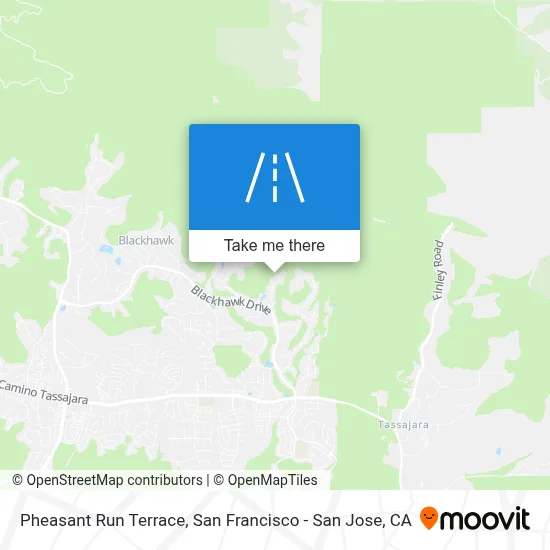 Pheasant Run Terrace map