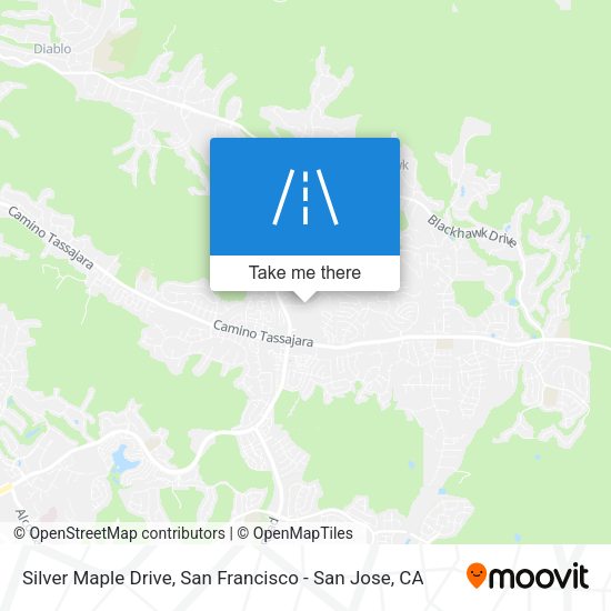 Silver Maple Drive map