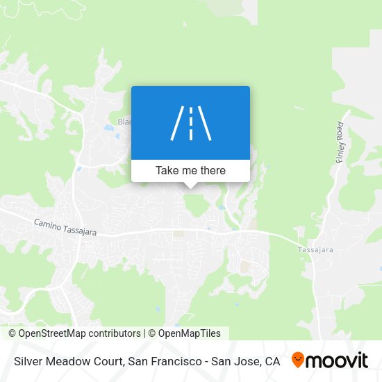 Silver Meadow Court map