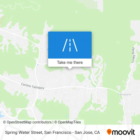 Spring Water Street map