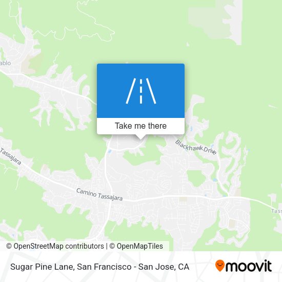 Mapa de Sugar Pine Lane