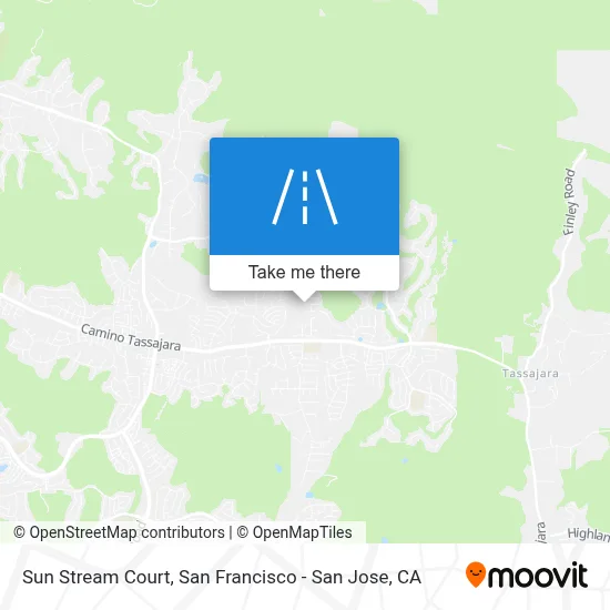 Sun Stream Court map