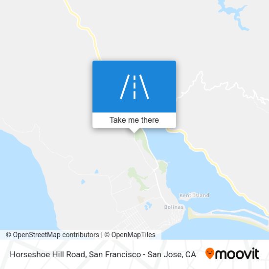 Horseshoe Hill Road map
