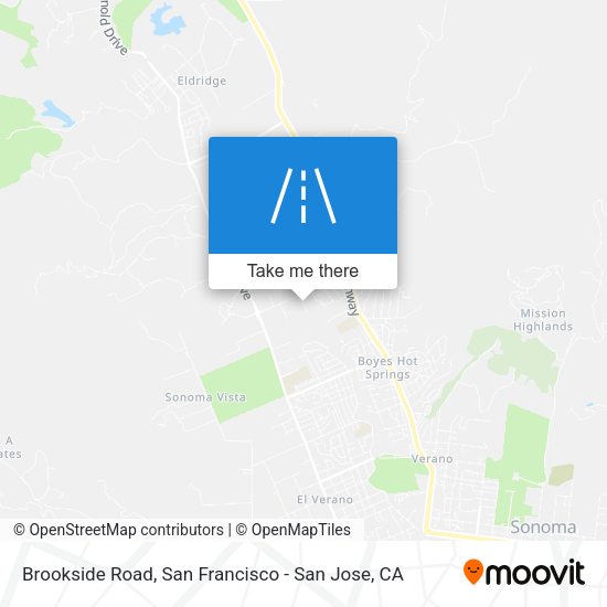 Mapa de Brookside Road