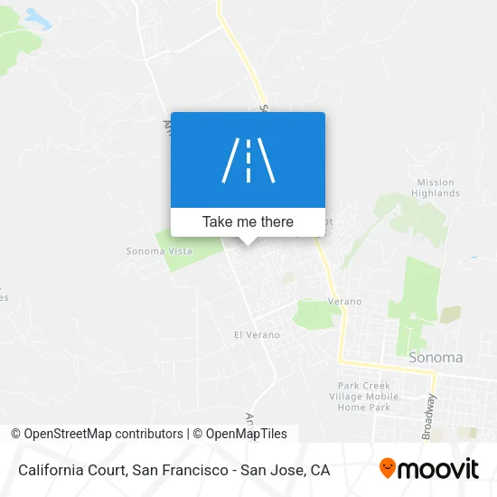California Court map