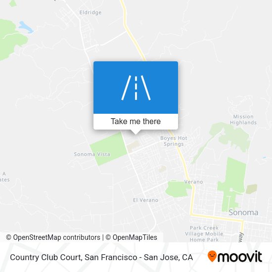 Country Club Court map