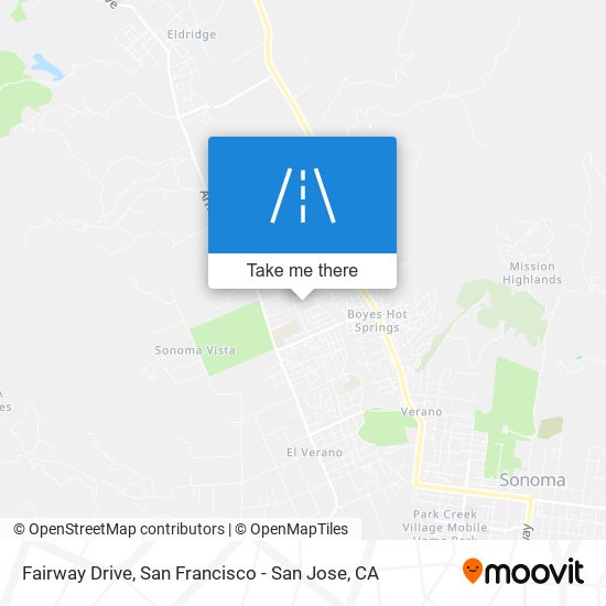 Fairway Drive map