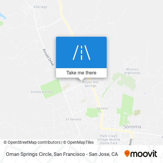 Oman Springs Circle map