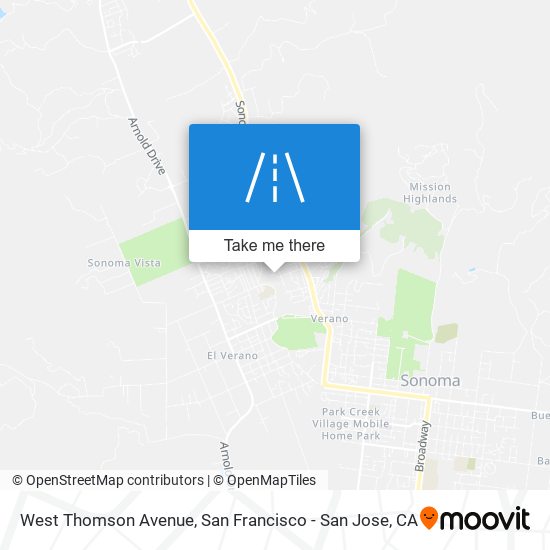 Mapa de West Thomson Avenue