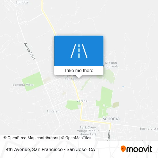 4th Avenue map