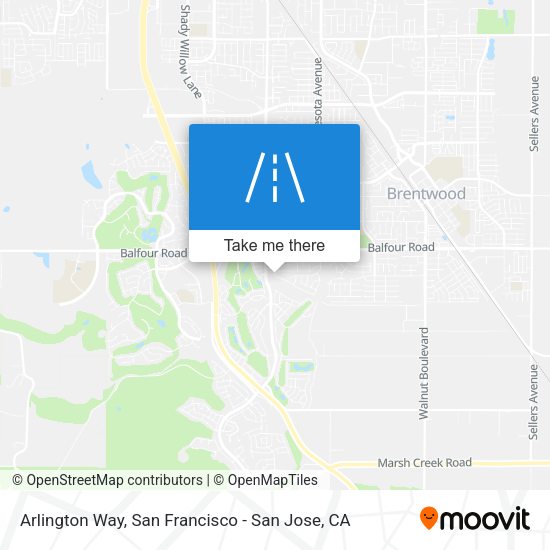 Mapa de Arlington Way