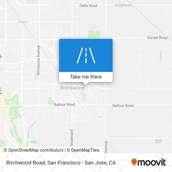 Birchwood Road map