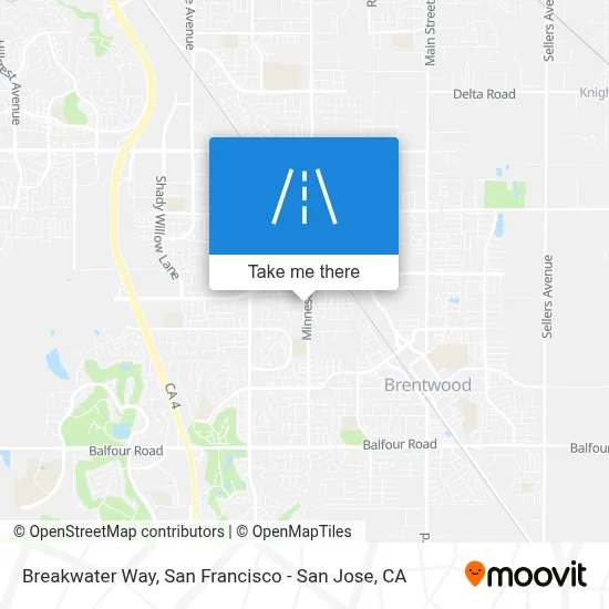 Breakwater Way map