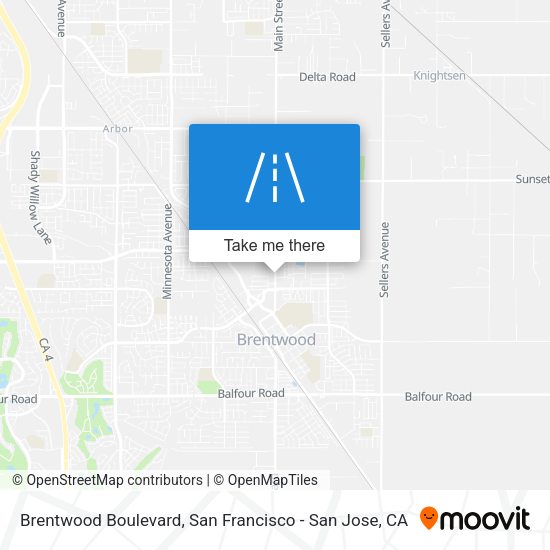 Mapa de Brentwood Boulevard