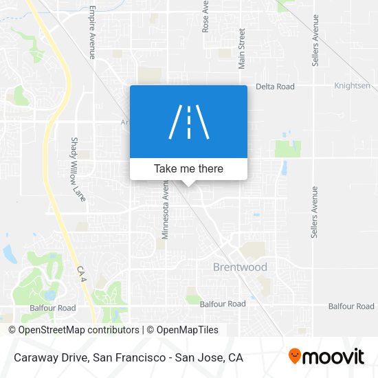 Mapa de Caraway Drive