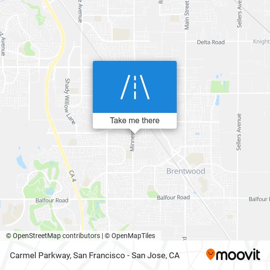 Mapa de Carmel Parkway