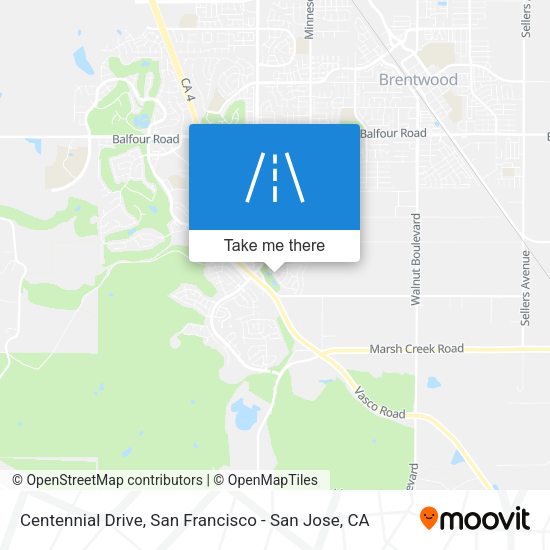 Mapa de Centennial Drive