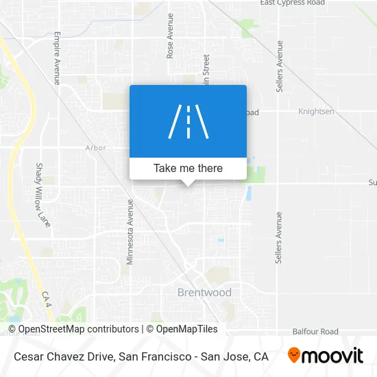 Cesar Chavez Drive map