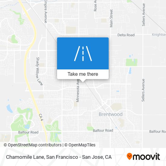 Chamomile Lane map