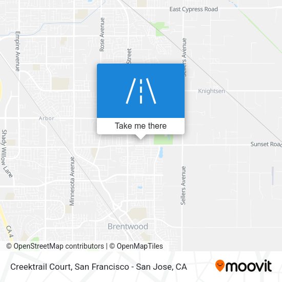 Creektrail Court map