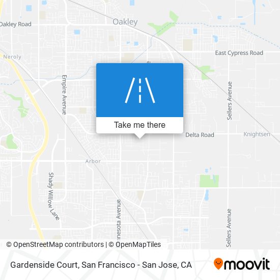 Gardenside Court map