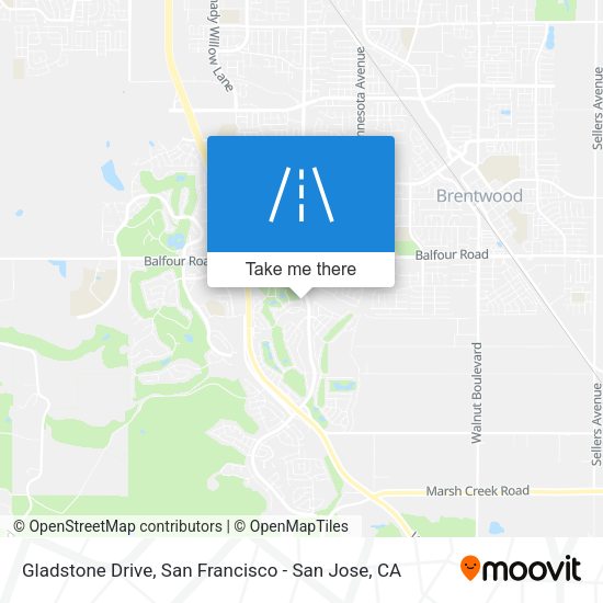 Mapa de Gladstone Drive