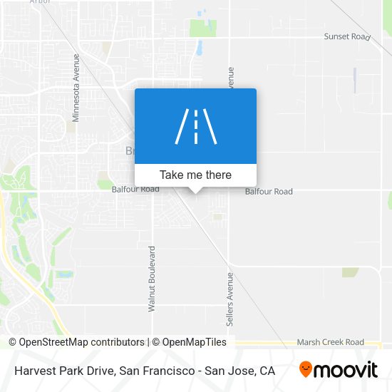 Harvest Park Drive map