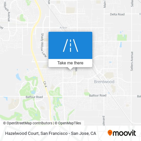 Mapa de Hazelwood Court