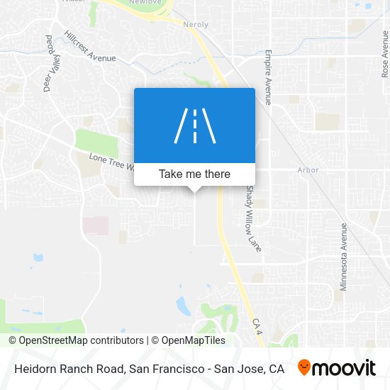 Heidorn Ranch Road map