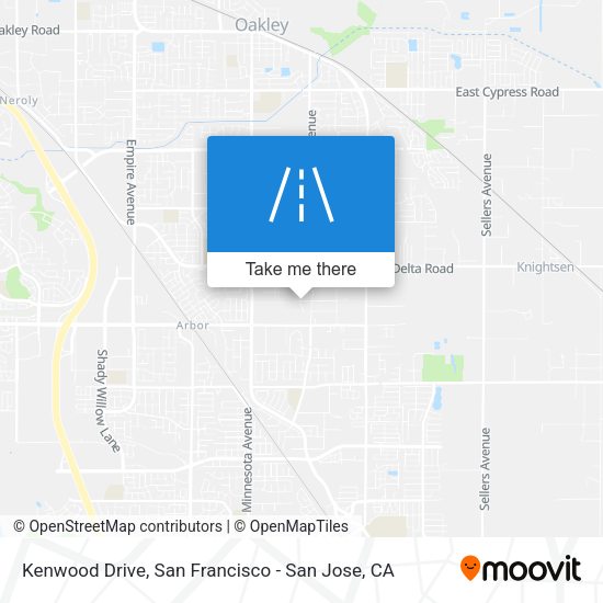 Kenwood Drive map