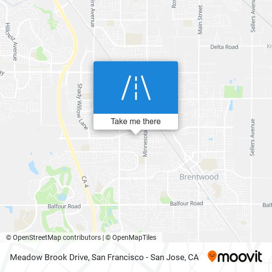 Mapa de Meadow Brook Drive