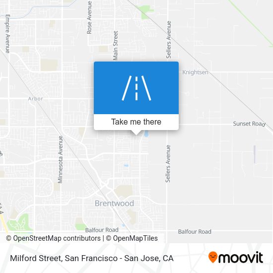 Mapa de Milford Street