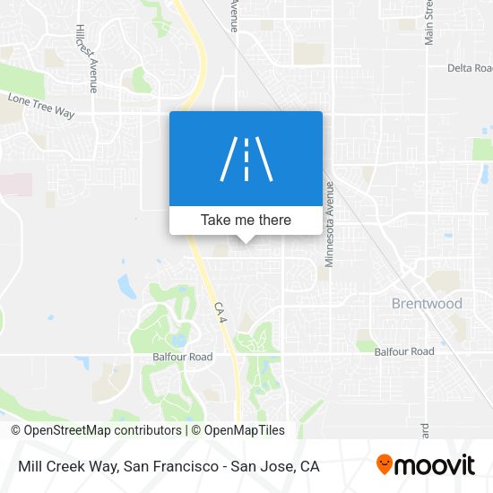 Mapa de Mill Creek Way