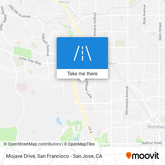 Mojave Drive map