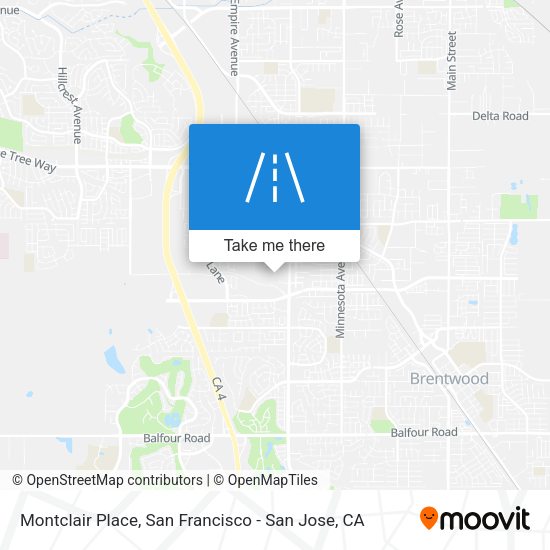 Mapa de Montclair Place