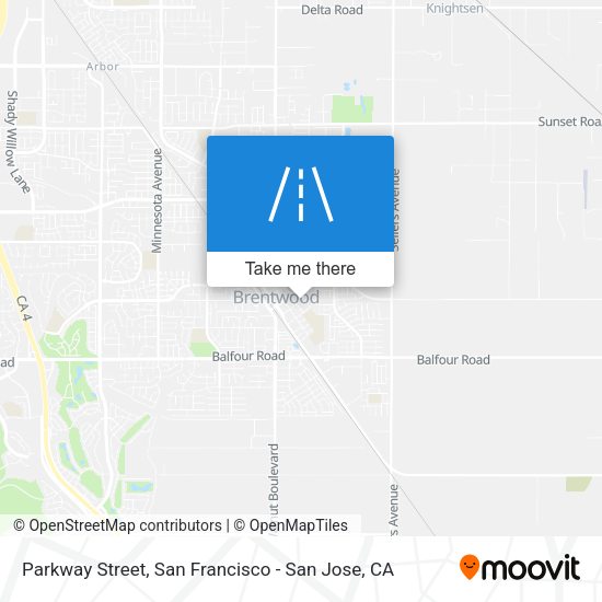 Mapa de Parkway Street