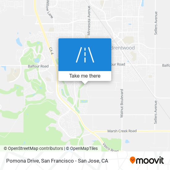 Pomona Drive map