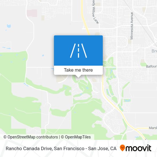 Mapa de Rancho Canada Drive