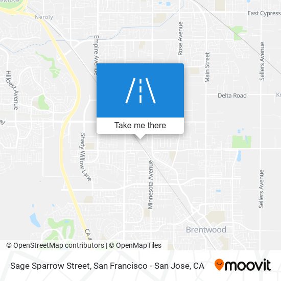 Sage Sparrow Street map