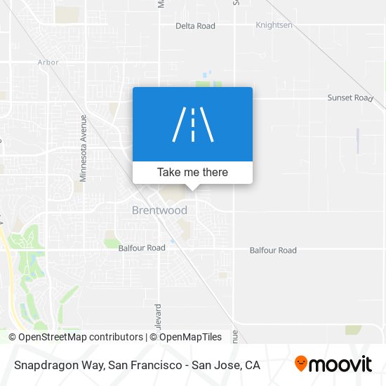 Snapdragon Way map