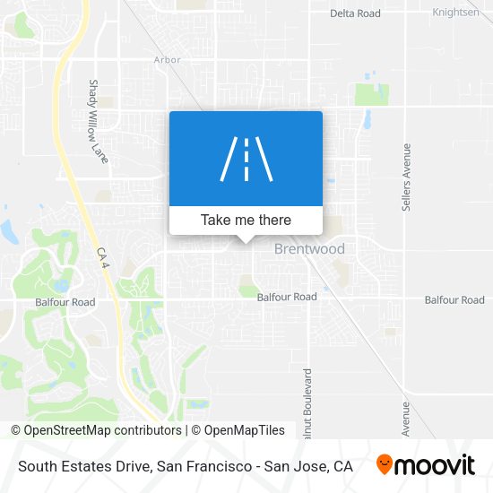 South Estates Drive map