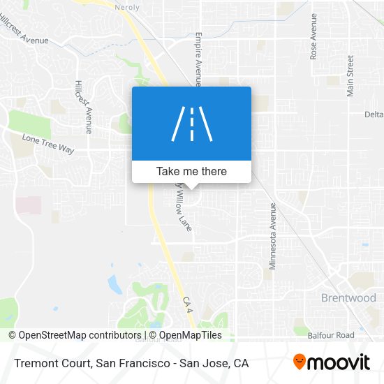 Tremont Court map