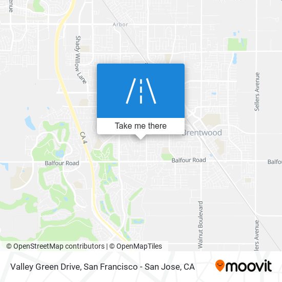Valley Green Drive map