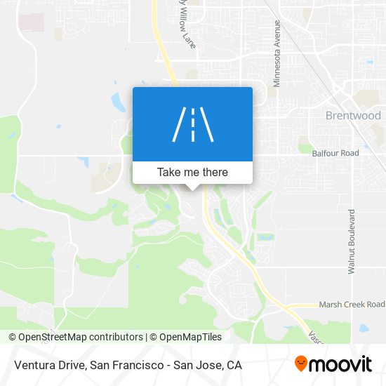 Ventura Drive map