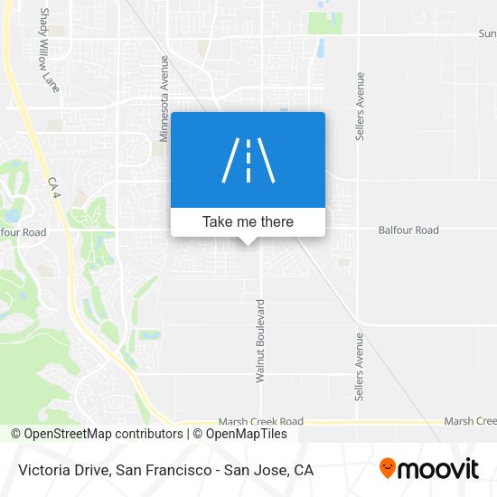 Mapa de Victoria Drive