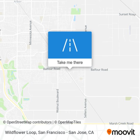 Mapa de Wildflower Loop